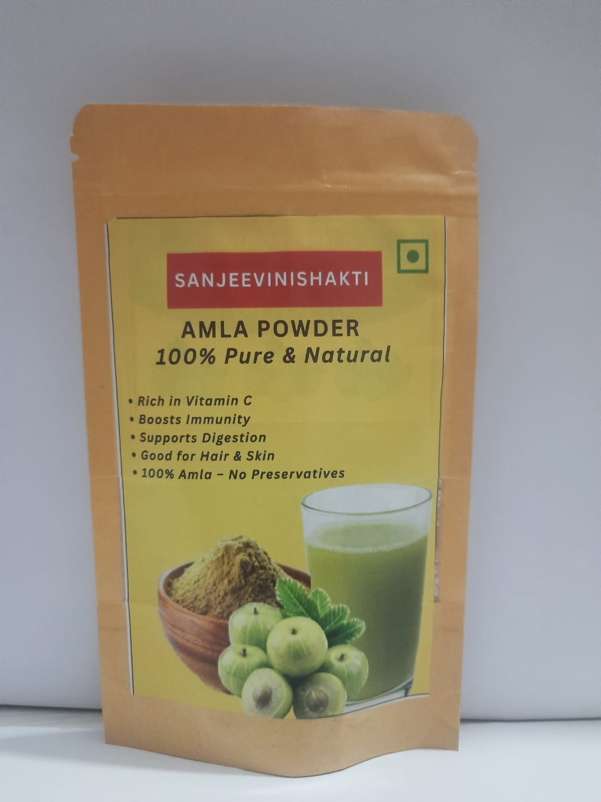 Buy Sanjeevini Shakti Amla Powder 100g Online 100% Pure Natural Amla Powder 100g Sanjeevini Shakti Herbal Amla Powder Amla Powder for Hair, Skin & Immunity 100g Premium Quality Amla Powder 100g
